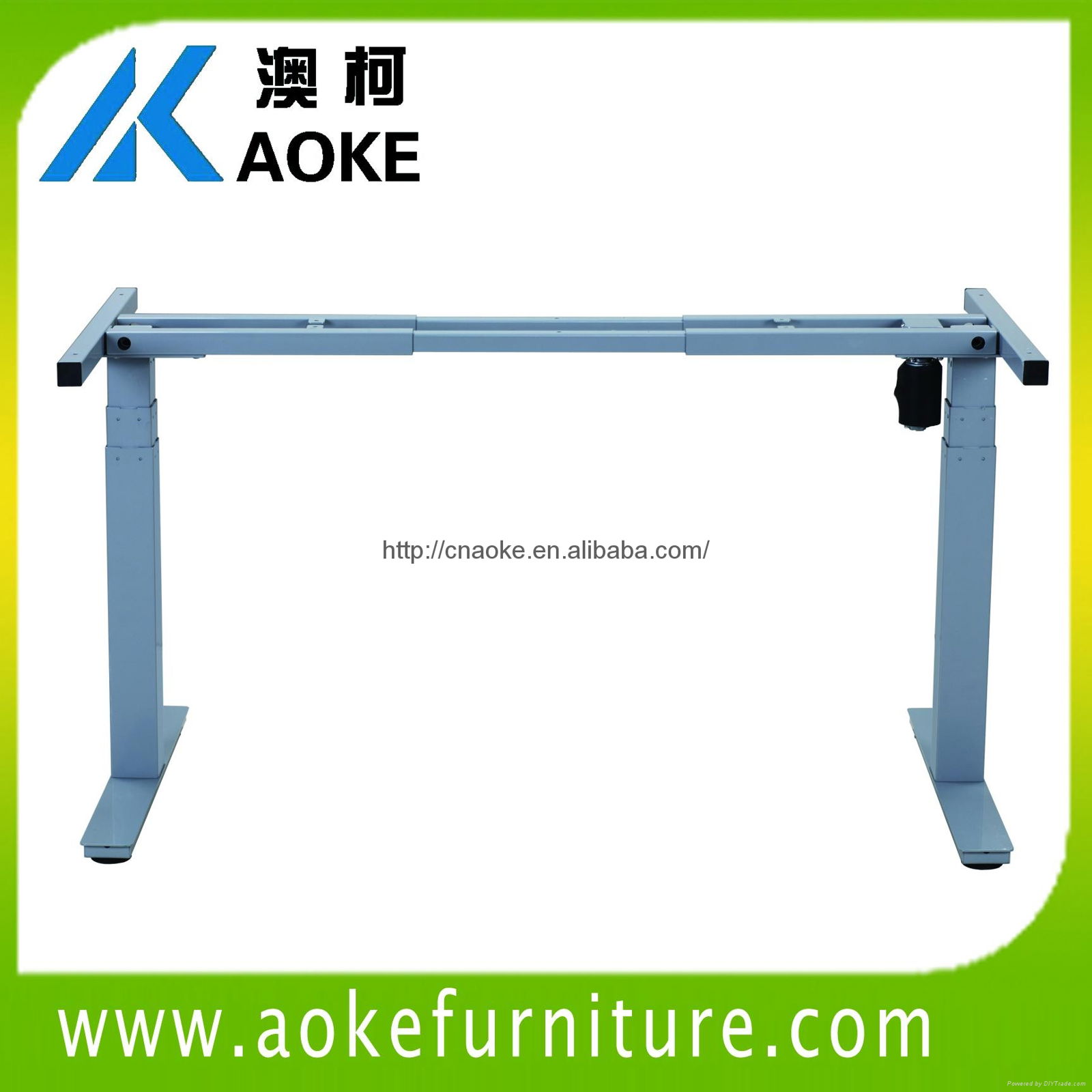 AOKE AK02ES-A-F motorized up and down standing table 4