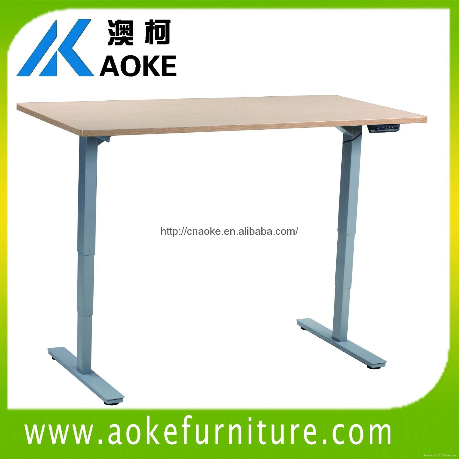 AOKE AK2RT-DB3 sit to stand desk 3