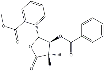 3,5-Di-O-benzoyl-2-deoxy-2-fluoro-2-C-methyl-D-ribono-γ-lactone