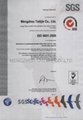 TAILIJIE Been Certified by ISO9001:2000 in 2009