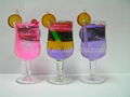 Wine bottle shaped fridge magnets 3