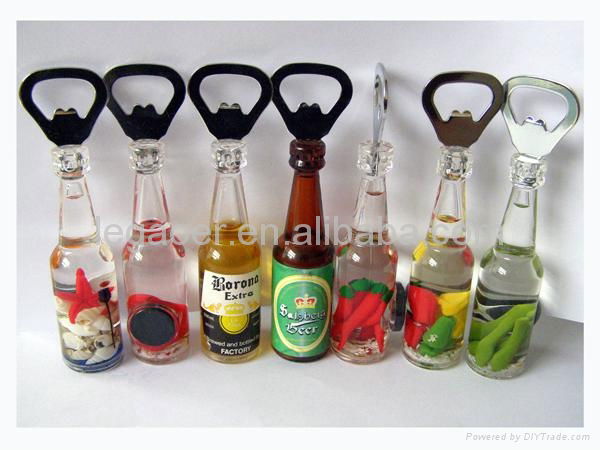 Wine bottle shaped fridge magnets 4