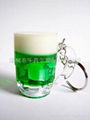 Beer mug key chains 2