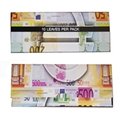 Euro money rolling paper 24k gold foil rolling paper 