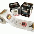Shell printed toilet paper
