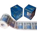 Middle power grid printed toilet paper  