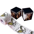 Red unicorn printed toilet paper