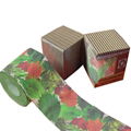 Flowers printed toilet paper