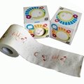 Chat bubble printed bathroom tissue