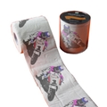 Carton motorcycles printed toilet roll