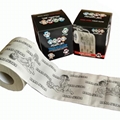 Printed American president color toilet paper 2