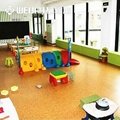 工厂批发唯基软木地板 幼儿园软木地板舞蹈室 防滑静音软木木地板 2