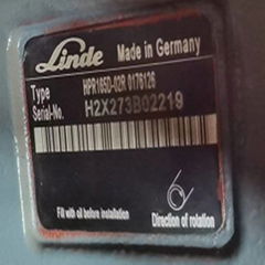 LINDE PISTON PUMP HPR165D-02R 0176126