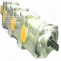 KOMATSU PAYLOADER WA380-3 HYDRAULIC PUMP 705-55-34190 TRIPLE STAGE