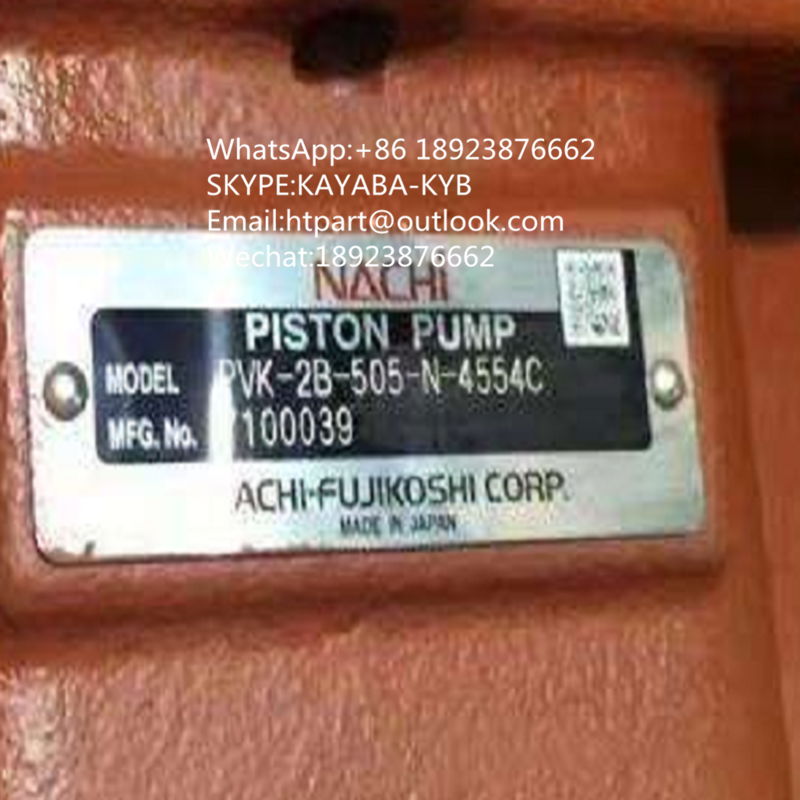 不二越NACHI液壓泵PVK-2B-505-N-4554C用於日立55開元55玉柴60