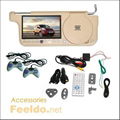 Car Sunvisor DVD Player with SD/USB/Game/TV/FM