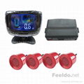 Car LCD Display 4 Parking Sensor Reverse Backup Radar