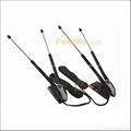 Auto 2 x Car TV Aerial 2Heads/Antenna amplifier+Booster