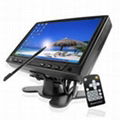 7 inch Headrest/desktop TFT-LCD monitor with touch screen for car PC