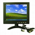 8 inches desktop car TFT-LCD monitor with touch screen for car PC