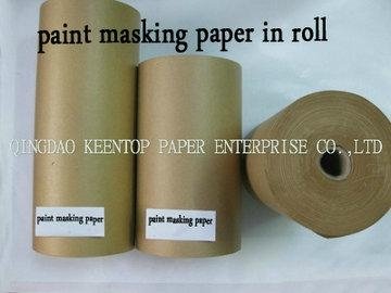 printed car masking paper laminated kraft paper  4