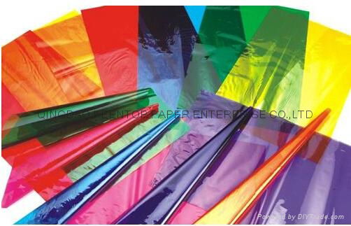 hot selling Color Cellophane Paper for food /sugar wrapping 2
