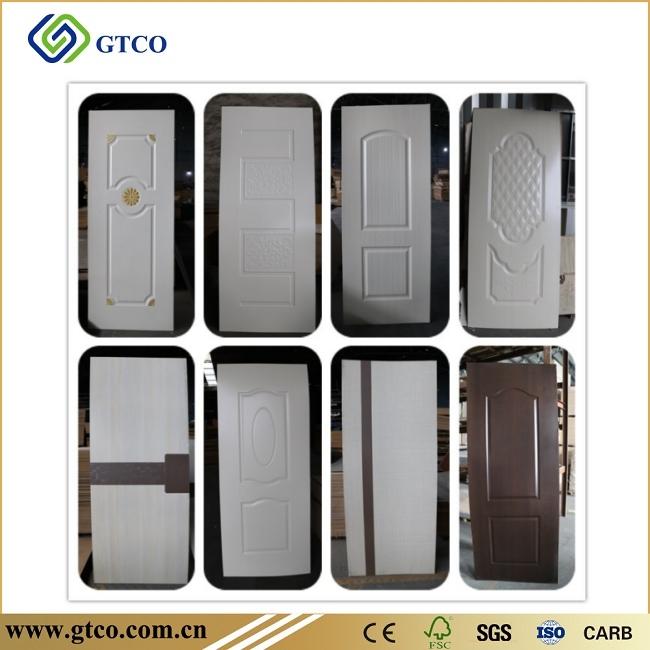 White Melamine HDF Door Skin 