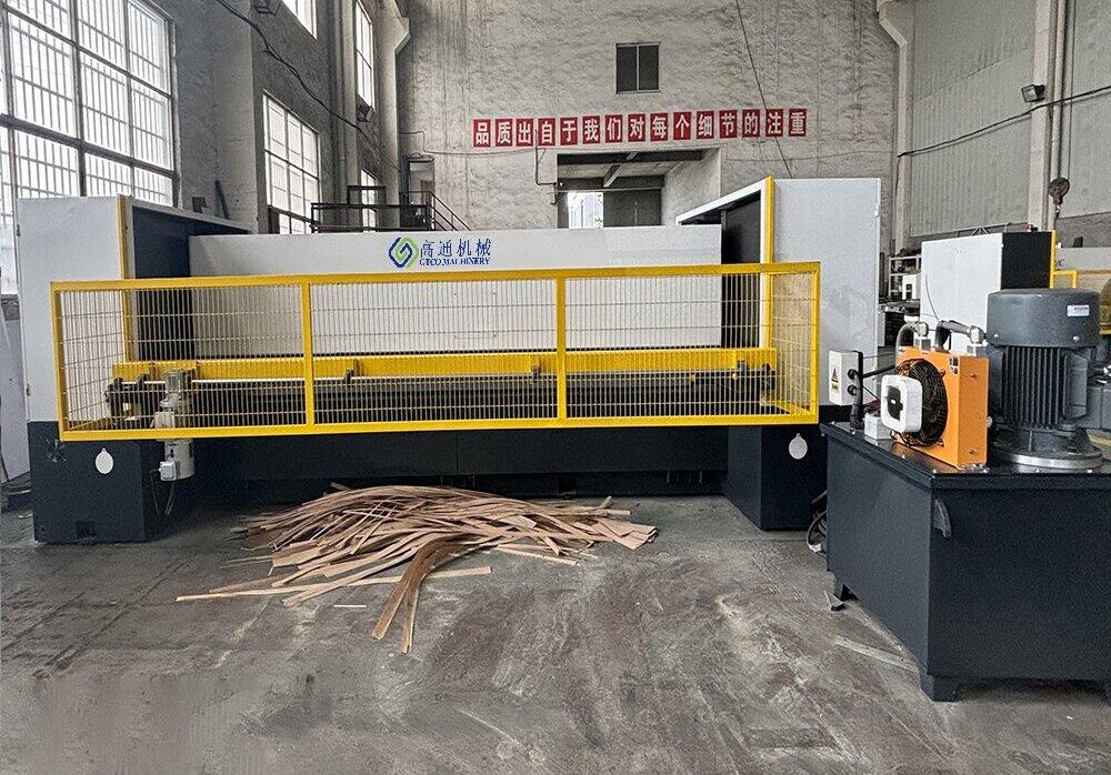 CNC Heavy Double Knife Veneer Cutting/Shearing Machine 5