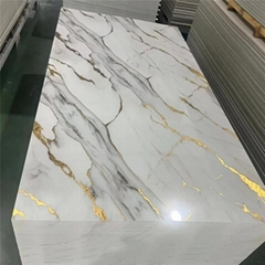 High Glossy PVC Decorative Board / UV Marble Sheet / Modern PVC Wall Panel (Hot Product - 1*)