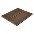 Outdoor WPC Flooring Solid Wood Plastic Composite Decking