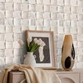 MCM Travertine Mosaic Stone Panel Big Size Modified Clay Ceramic Tiles