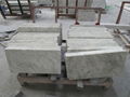 Custom cut andromeda white granite countertop