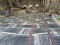 Grey blue galaxy marble floor tile