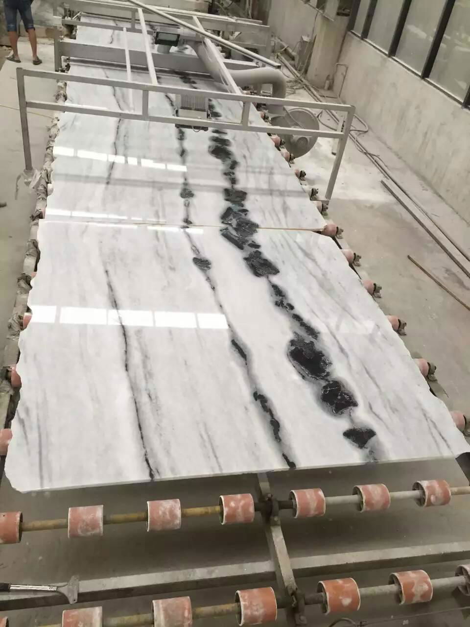 China panda white marble floor 3