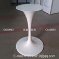 H018# White powder coated metal table
