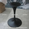 H018# White powder coated metal table base 2