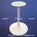 H018# White powder coated metal table base 3