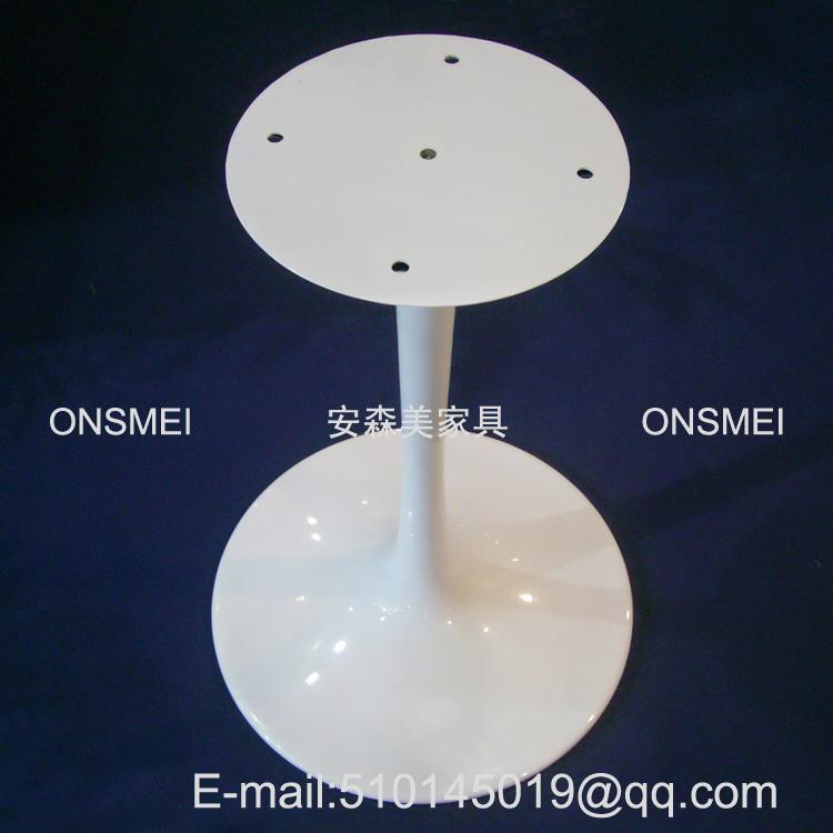 H018# White powder coated metal table base 5