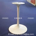 H018# White powder coated metal table base 4