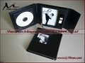 Wedding Leather Fabric CD DVD USB Case Packaging Box 2