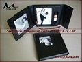Wedding Leather Fabric CD DVD USB Case Packaging Box