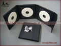 White Wedding Leather Fabric Linen CD DVD Case 3