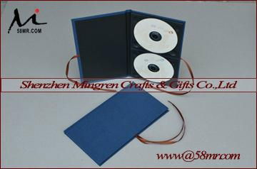 Elegant Wedding Fabic Linen CD DVD Album Folio 5