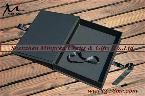 wedding Leather Linen Photo Album Storage Packaging Box 4