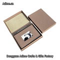 wedding Leather Linen Photo Album Storage Packaging Box