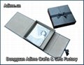 Magnet Linen Cloth Photo album packaging gift Box for wedding photographer 3