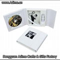 Wedding Leather Fabric CD DVD USB Case Packaging Box