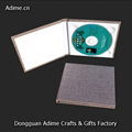 Elegant Wedding Fabic Linen CD DVD Album Folio