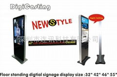 42inch floor standing LCD digital poster