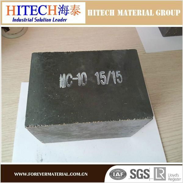 Refractory magnesia carbon brick for metallurgical vessel furnace 5